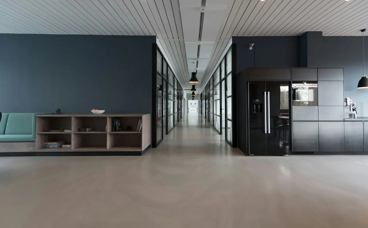 A modern, light-filled office interior — illustrative placeholder, not our actual office